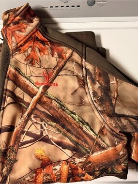 Huntersworth Men's Camo Zip-Up Sweater - Realtree Brown/Olive